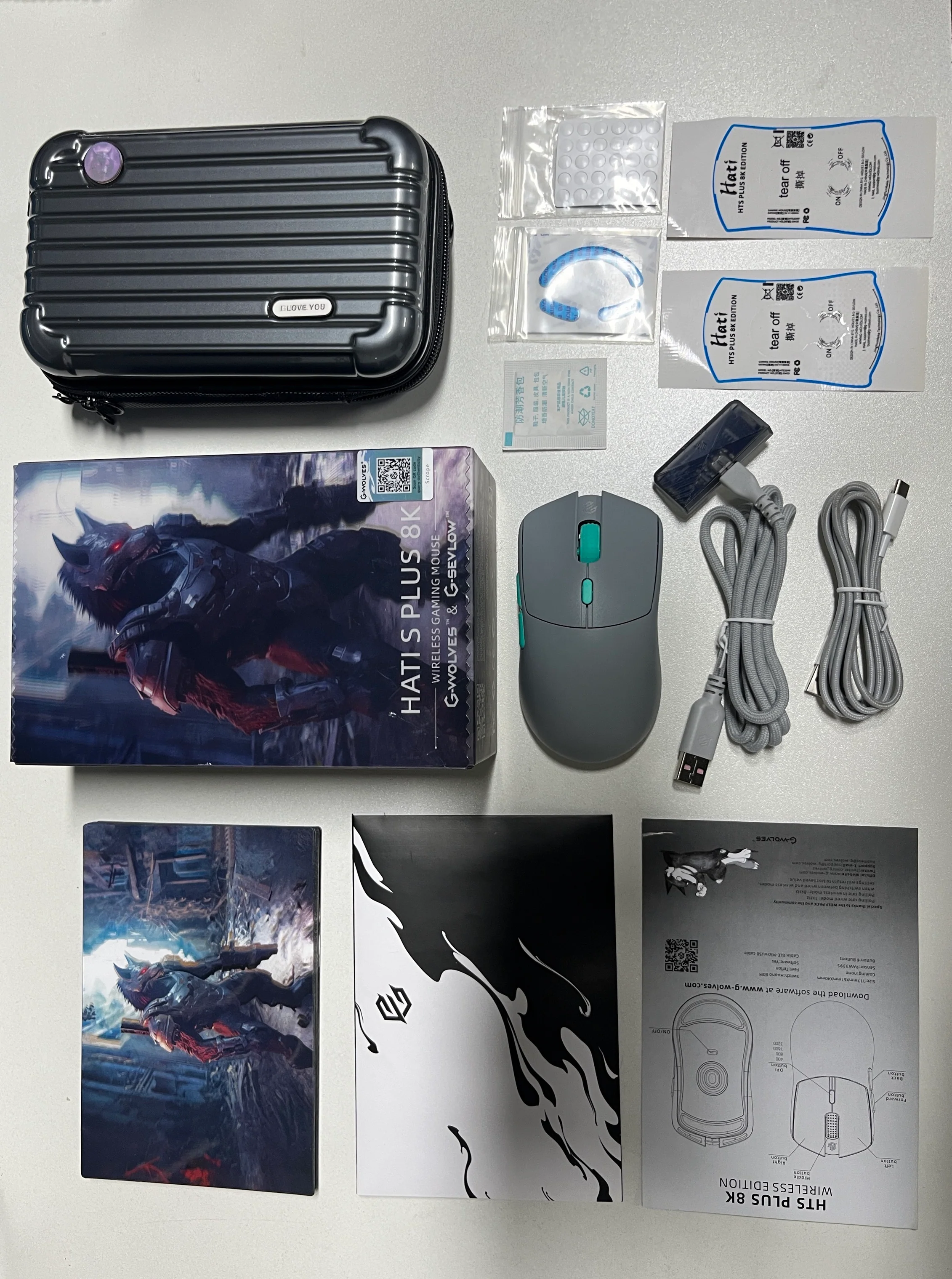 HTS Plus 8K Wireless Gaming Mouse,~45g，USB: Type C port (Including duties and taxes） - Image 12