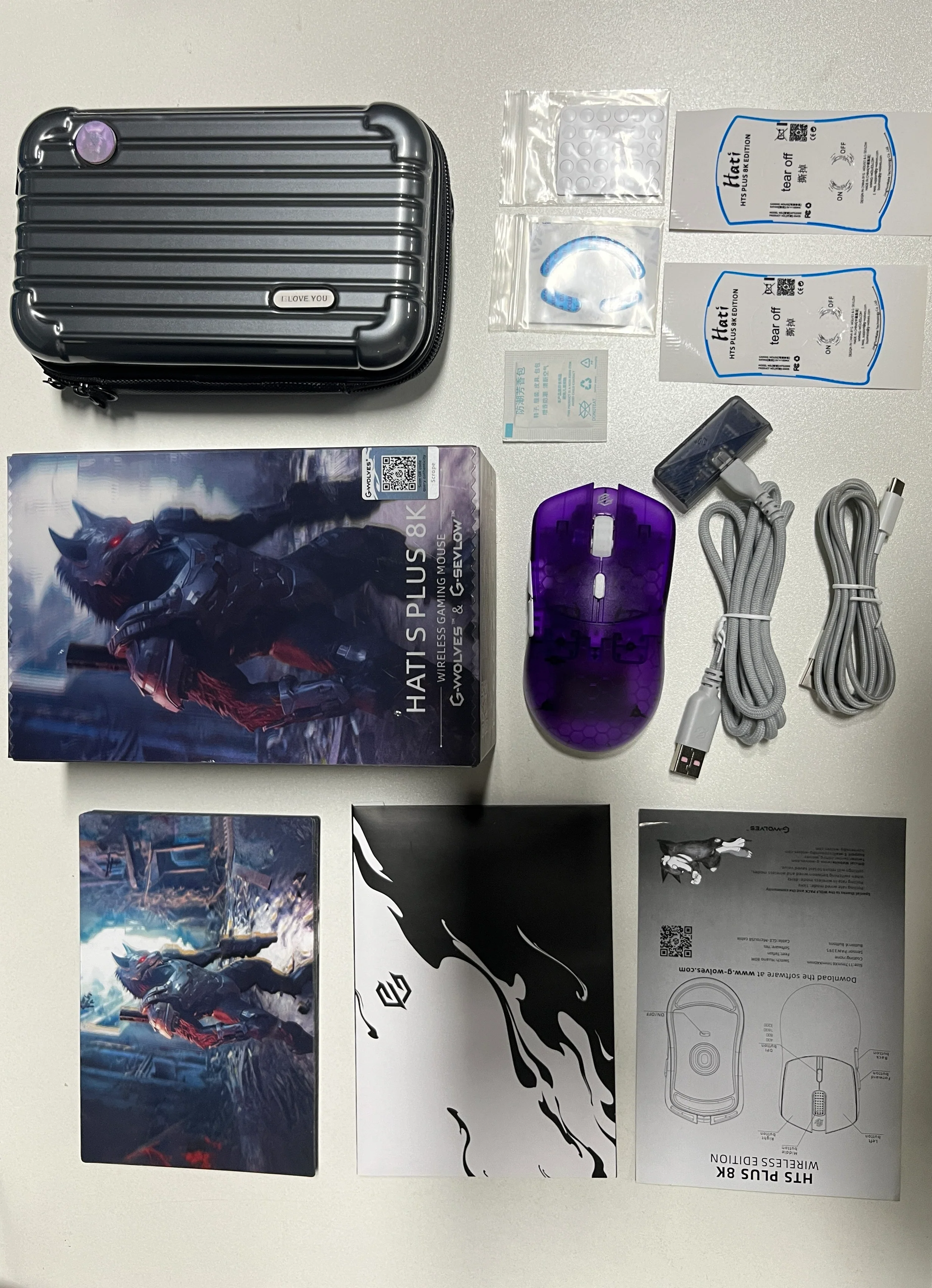 HTS Plus 8K Wireless Gaming Mouse,~45g，USB: Type C port (Including duties and taxes） - Image 20