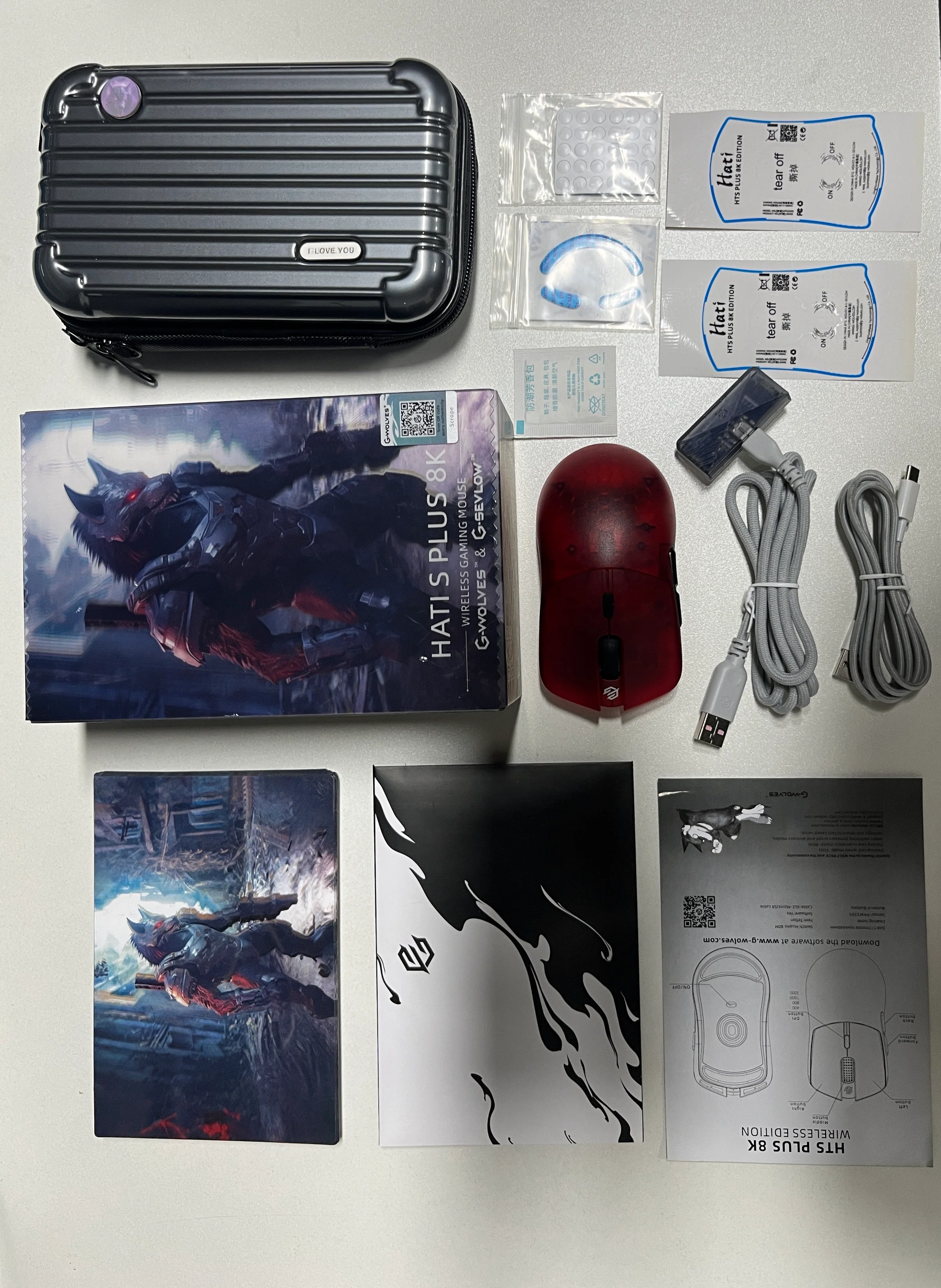 HTS Plus 8K Wireless Gaming Mouse,~45g，USB: Type C port (Including duties and taxes） - Image 27