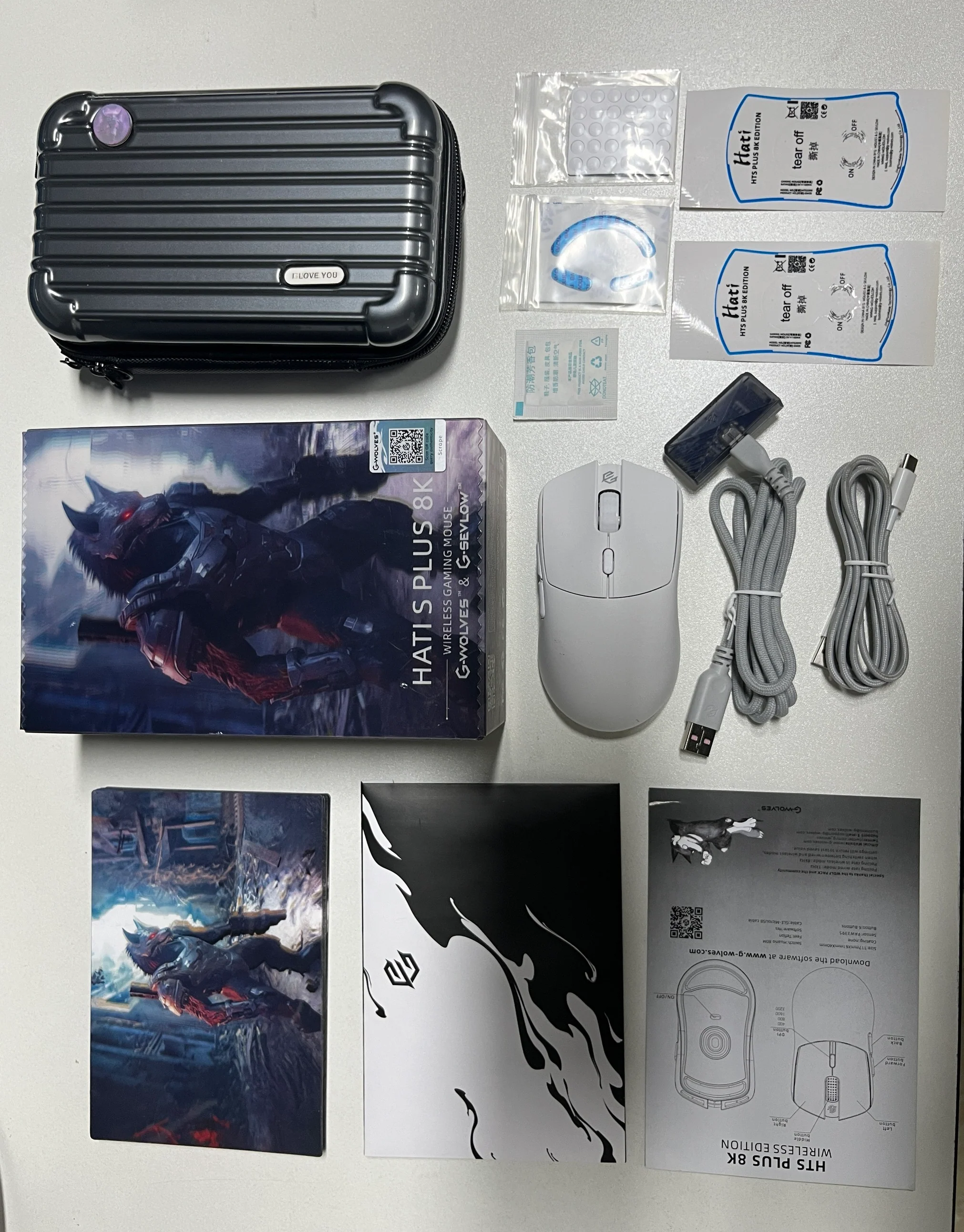 HTS Plus 8K Wireless Gaming Mouse,~45g，USB: Type C port (Including duties and taxes） - Image 4