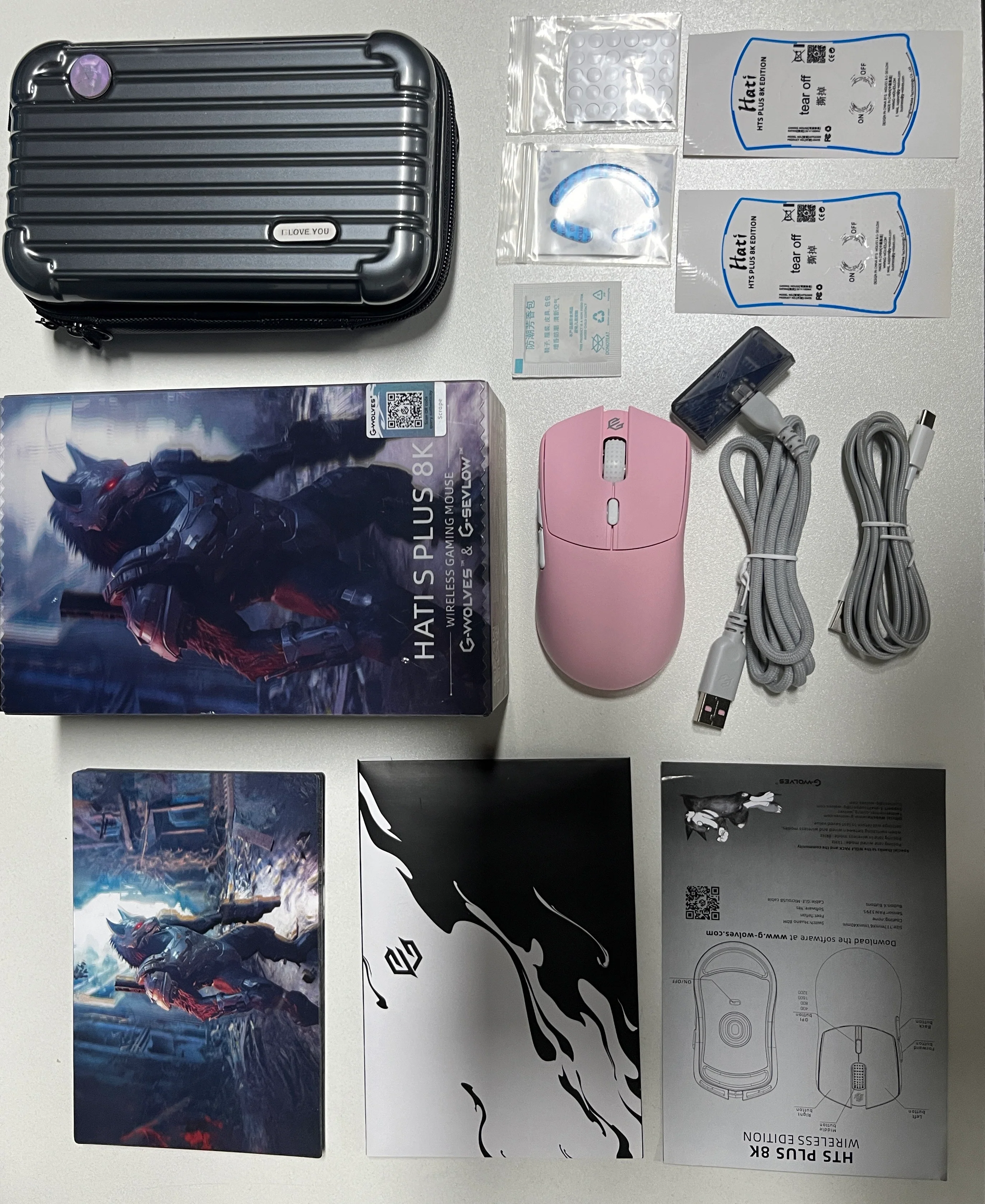 HTS Plus 8K Wireless Gaming Mouse,~45g，USB: Type C port (Including duties and taxes） - Image 8